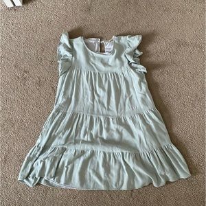 BRAND NEW WORN ONCE. SAGE GREEN MINI DRESS. FLOWY AND SO CUTE.